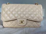 Chanel series 15 Beige Clair GHW Jumbo Timeless Double Flap Bag